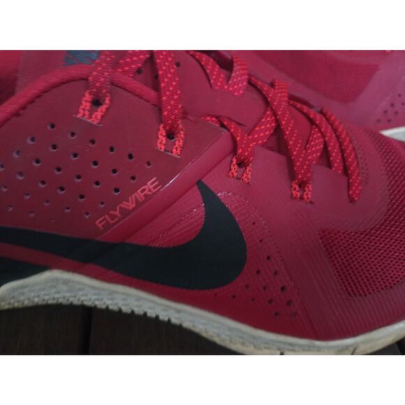 NIKE METCON 1 FLYWIRE CROSS TRAINING SHOE 704688 616 MENS 11.5 RED - Picture 12 of 15